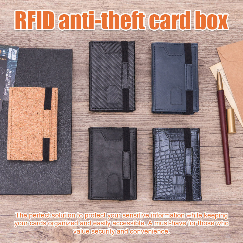 RFID-stöldskyddad kreditkortsbox