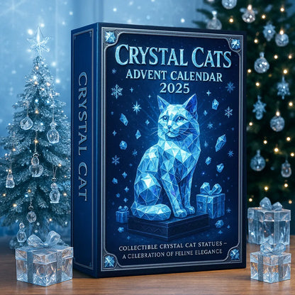 🐱 Kristallkatt Julnedräkning Blindbox, lås upp 24 katter på 24 dagar🎄