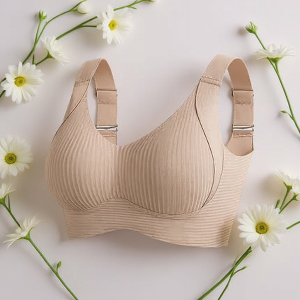🎁 Helt ny uppgradering: Köp 1 och få 3 set gratis 🔥 Trådlös push-up-bh med superstöd 👍  Säg adjö till hängande bröst