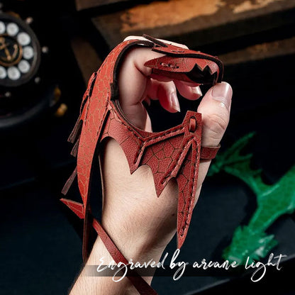 🌙Läderhanddrakarmband – Förtrollat armband vävt med mytisk magi