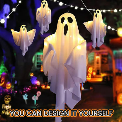 👻Halloween glödande spökkandelare🎃