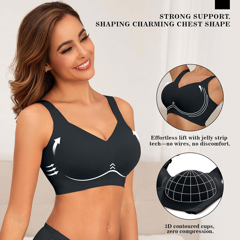 🎁Köp 1, få 2!  🔥 Super Lift-bh | Push-up-bh utan bygel 👍Säg adjö till hängande byst