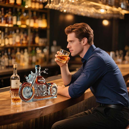✨ Elegant och lyxigt utseende — Motorcykel Whisky Decanter 🥃🏍️