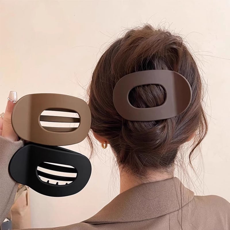 ⏳Denna veckas specialerbjudande✨ Oval uppsättning hårklämmor (4 st)