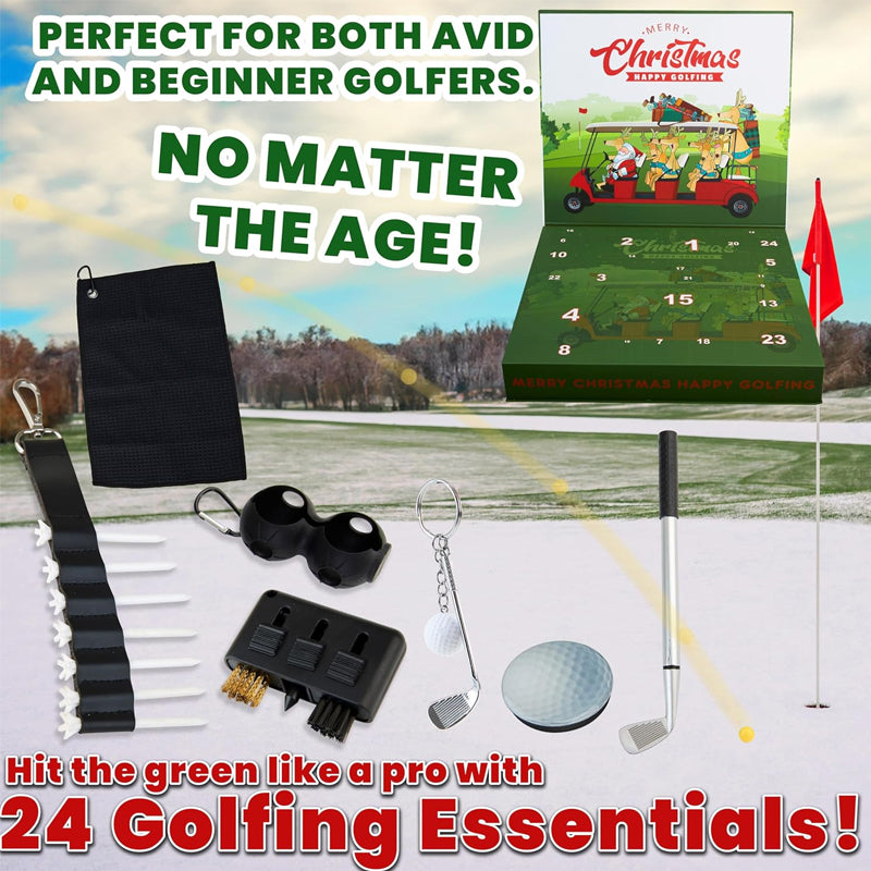 🎄 Adventskalender ”24 dagar av golfglädje” ⛳✨ En julnedräkning med sving
