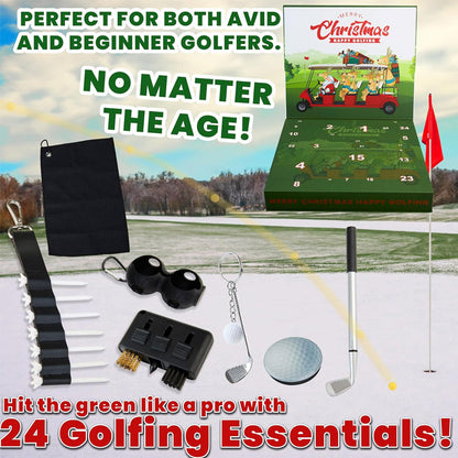 🎄 Adventskalender ”24 dagar av golfglädje” ⛳✨ En julnedräkning med sving