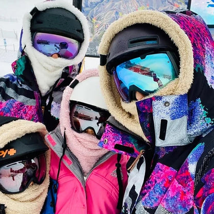 Varm plysch cykelhatt / Vinter utomhushatt sport vindtät hatt