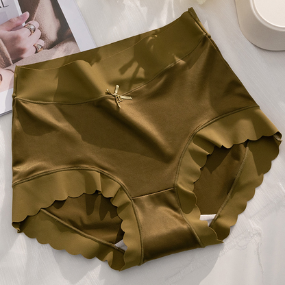 💖Storlek: 40-100 kg✨🎁Köp 1 få 2 (3-pack) 🎁Premium satin antibakteriell Ice Silk fuktabsorberande trosor
