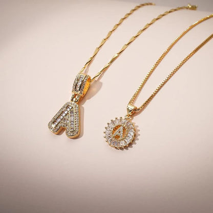 Alfabet-hänge med halsban