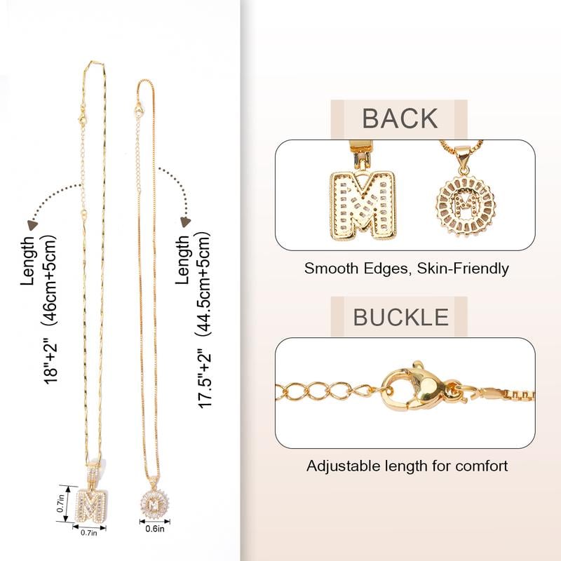 Alfabet-hänge med halsban