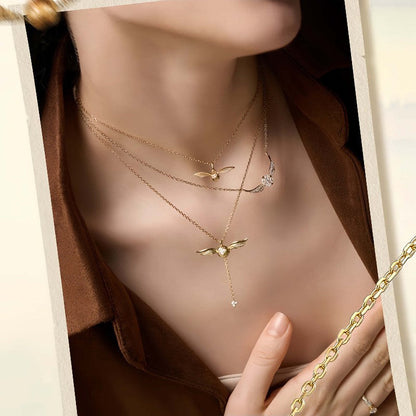 🔮Golden Snitch Halsband – Magisk Stil för Harry Potter-Fans ✨