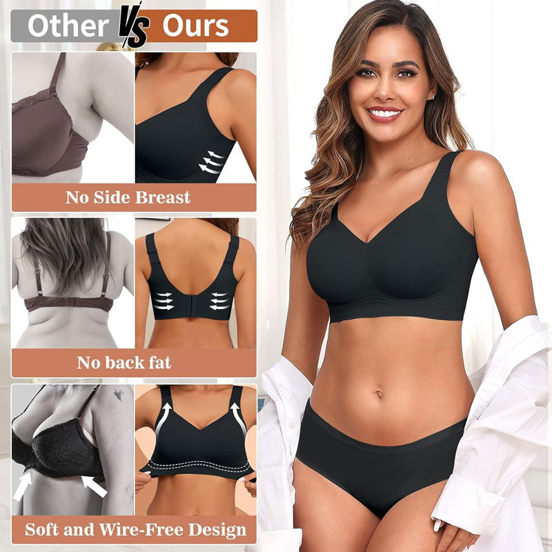 🎁Köp 1, få 2!  🔥 Super Lift-bh | Push-up-bh utan bygel 👍Säg adjö till hängande byst