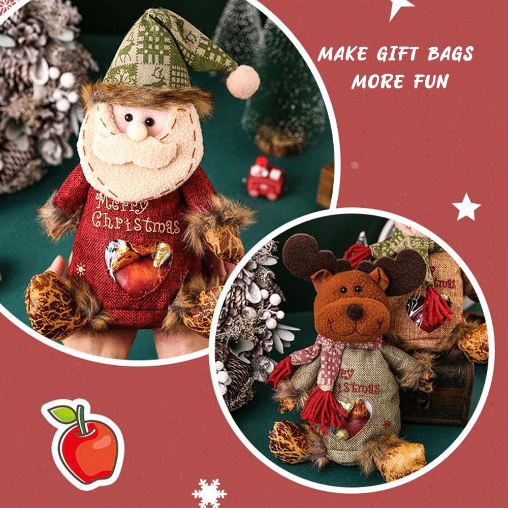 🎉Förbered dig för julen i god tid 🎉Julklappspåsar med dragkedja