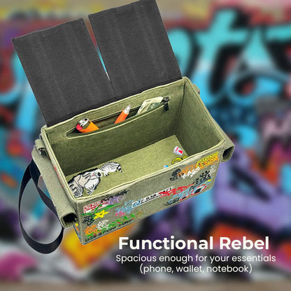 Urban Rebel Graffiti Axelväska 🎨