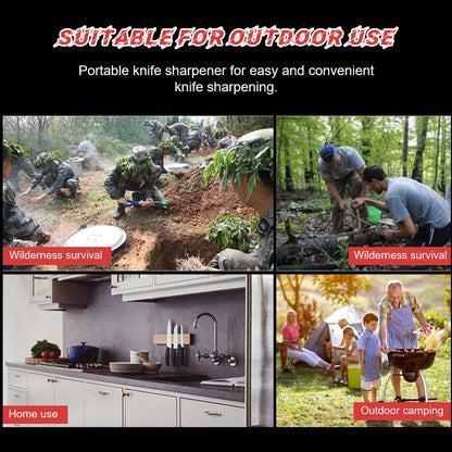 🌟Slipa knivar snabbt🔪 Multifunktionell knivslipsten för utomhusbru
