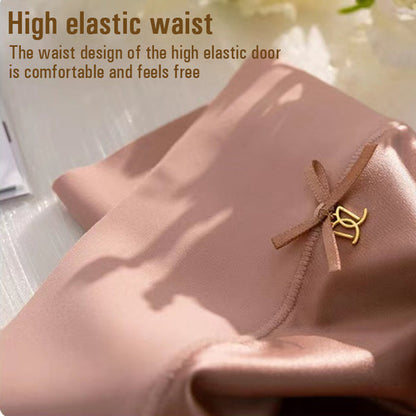 💖Storlek: 40-100 kg✨🎁Köp 1 få 2 (3-pack) 🎁Premium satin antibakteriell Ice Silk fuktabsorberande trosor