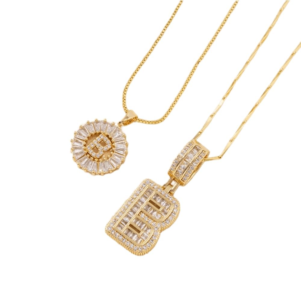 Alfabet-hänge med halsban