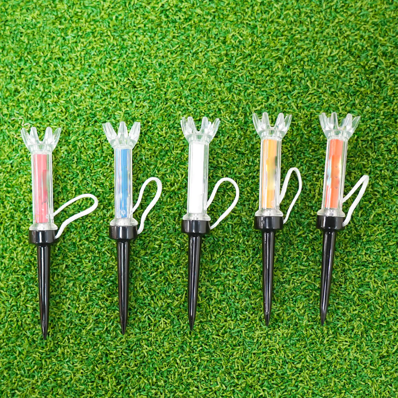 Färgglada magnetiska golfspikar