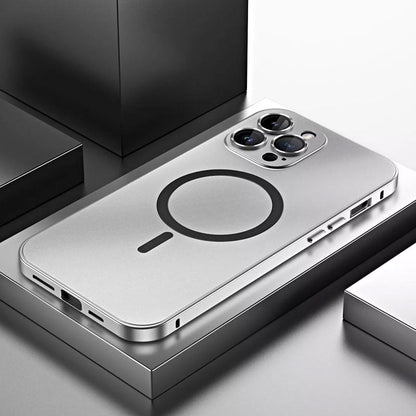 📱Magnetiskt metallfodral med snäppfunktion för iPhon