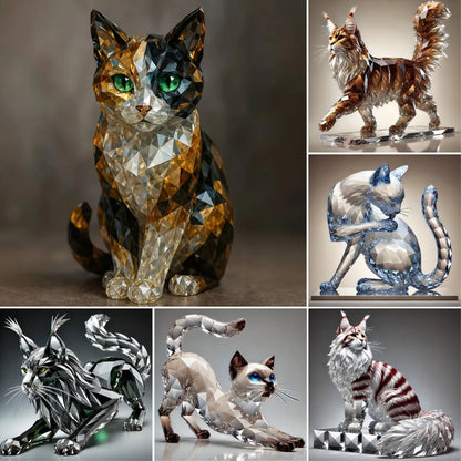 🐱 Kristallkatt Julnedräkning Blindbox, lås upp 24 katter på 24 dagar🎄