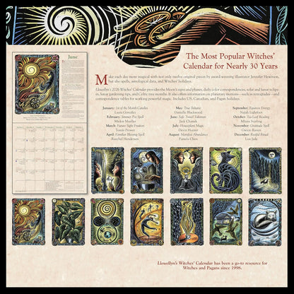 🔮✨ 2026 Hxkalender ✨🌙 Llewellyns magiska häxkalender – Upptäck årets mystiska rytm!