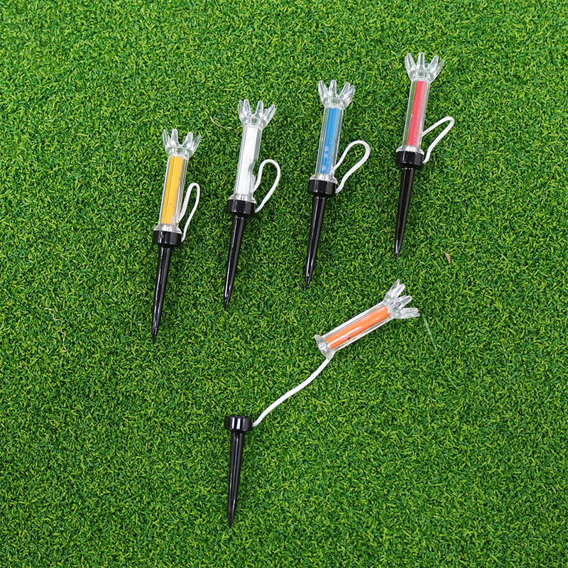Färgglada magnetiska golfspikar