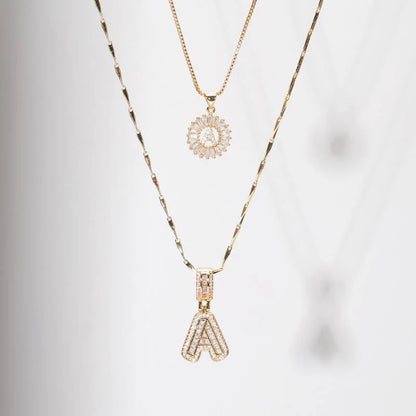 Alfabet-hänge med halsban