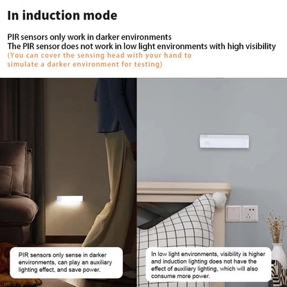 🔥Tidsbegränsat erbjudande - uppladdningsbar LED-lampa, ingen stansning krävs, smart sensor, magnetisk