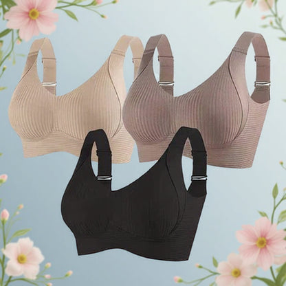 🎁 Helt ny uppgradering: Köp 1 och få 3 set gratis 🔥 Trådlös push-up-bh med superstöd 👍  Säg adjö till hängande bröst